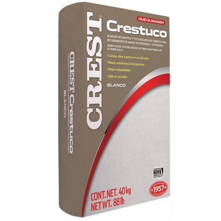 CRESTUCO BLANCO SACO CON 25KG CREST