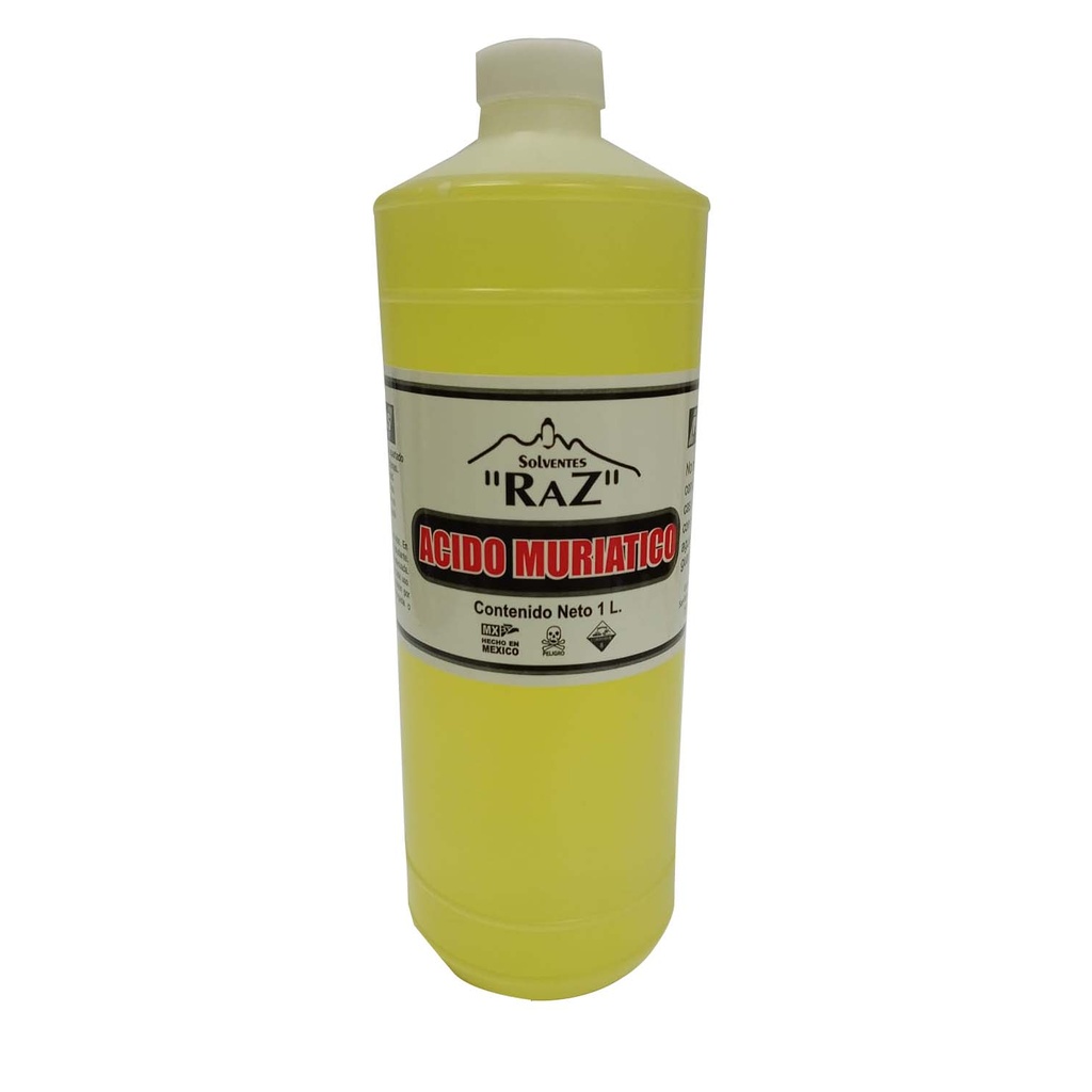 ACIDO MURIATICO ENVASE  1LT. RAZ                      