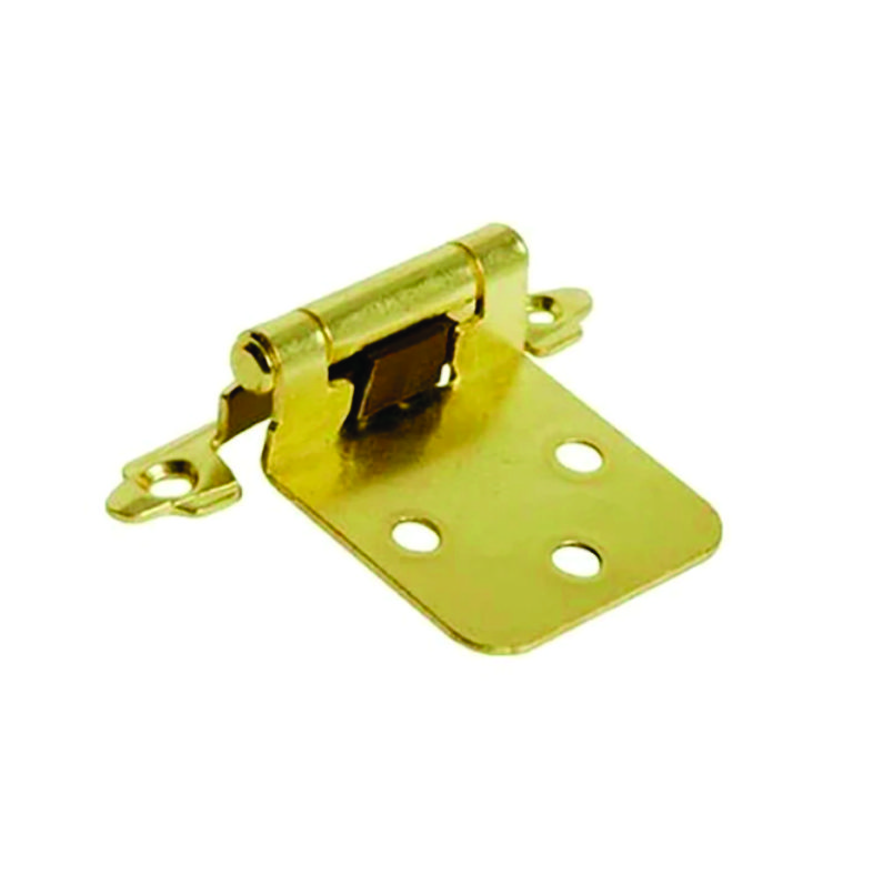 BISAGRA PARCHE LATON BRILLANTE C/TORNILLOS JGO.    