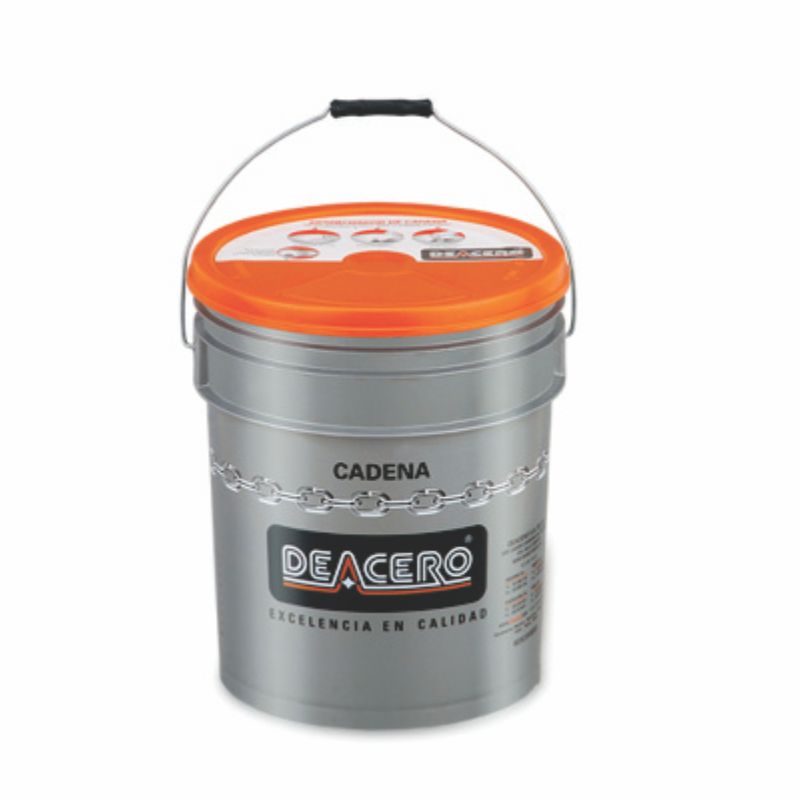CADENA GALVANIZADA  3/8" CUBETA CON 50KG. DEACERO  