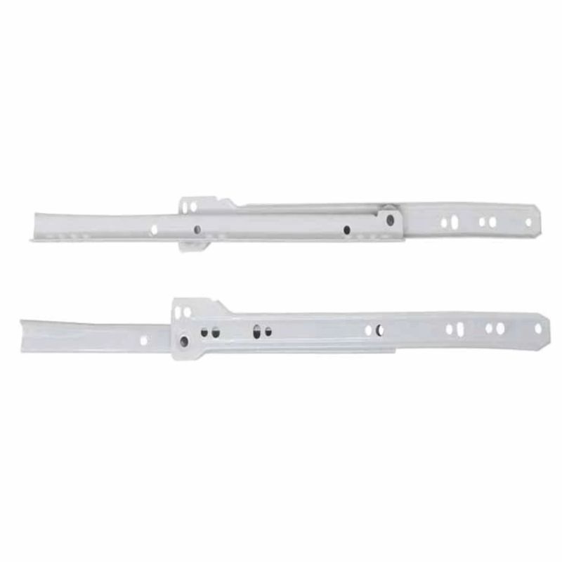 JUEGO CORREDERA TIPO EUROPEO 35CM BLANCA .7 3170 SIN TORNILLOS