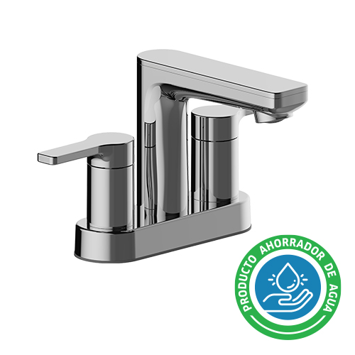 MEZCLADORA PARA LAVABO GL-D400 AC.CROMO COFLEX