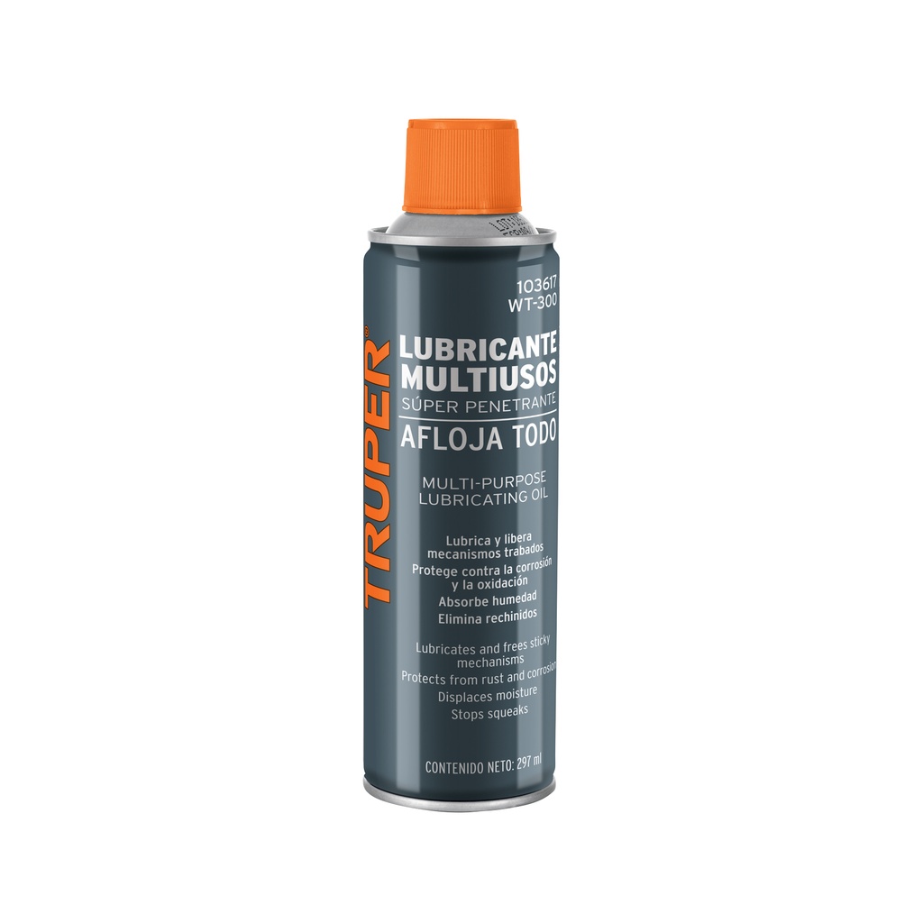 ACEITE MULTIUSOS EN AEROSOL, 297ML (10OZ), TRUPER 