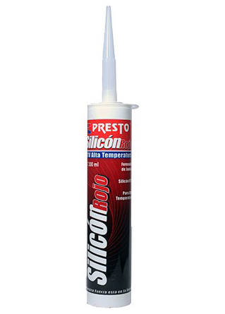 SILICON ROJO IND. CARTUCHO 300ML 4230 PRESTO  