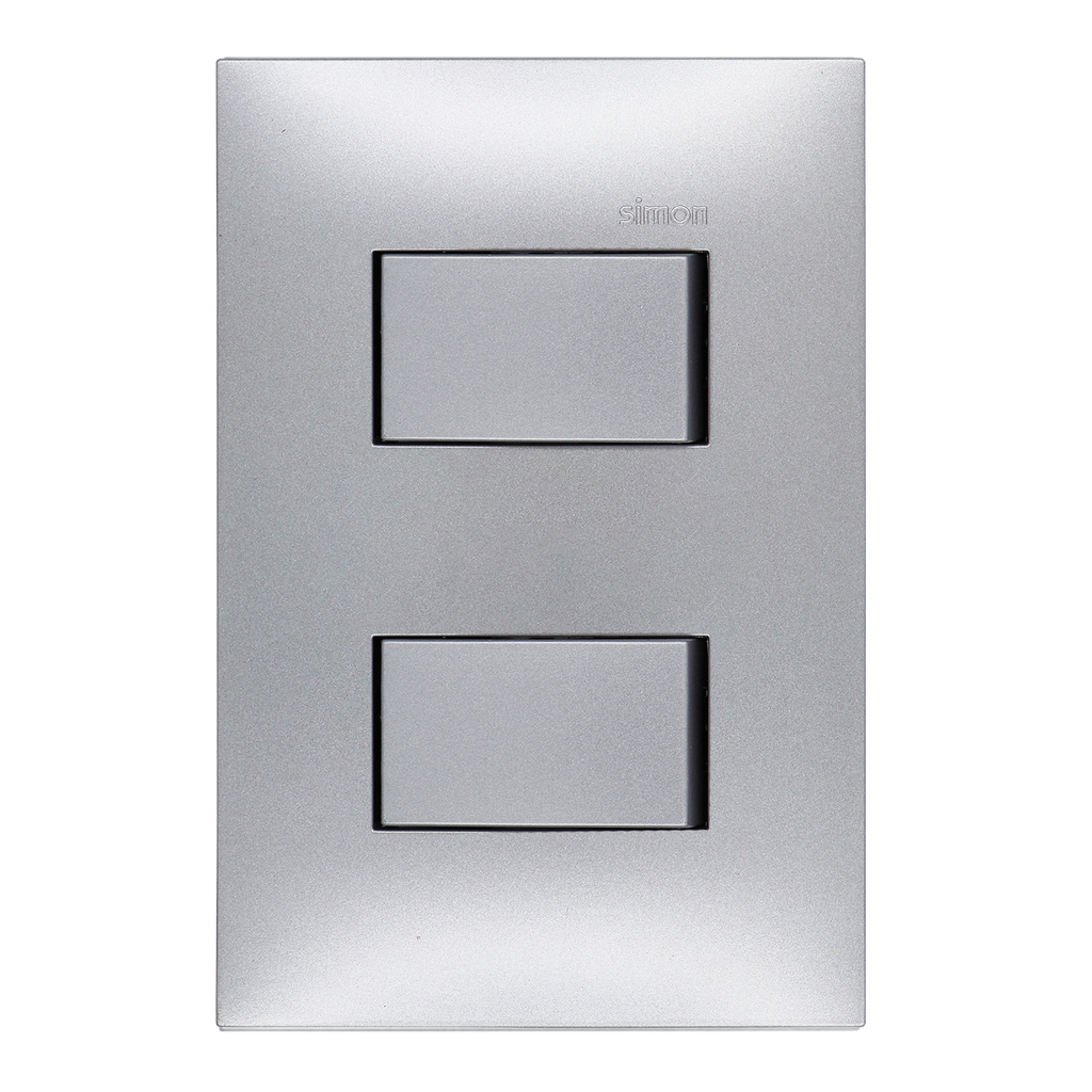 PLACA 2SAL/1INT.2V+1INT.3V ALUM 25261-633 SIMON    