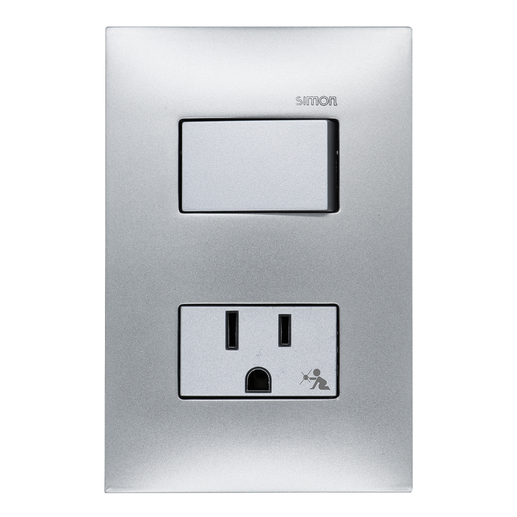 PLACA 2SAL/1INT.2VIAS+1T.CORR.ALUM 250026-633 S25 SIMON 