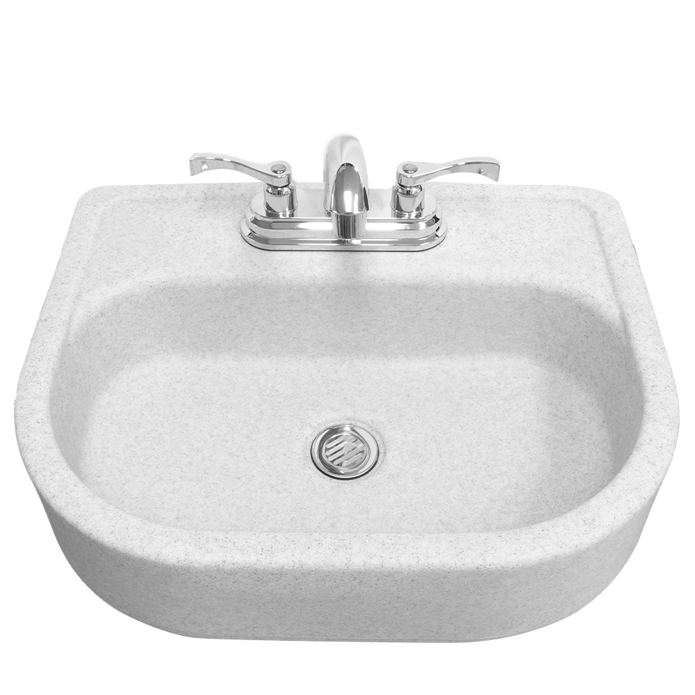 LAVABO D/POLIETILENO C/MEZC. 2050 C/ACC FLEXIMATIC