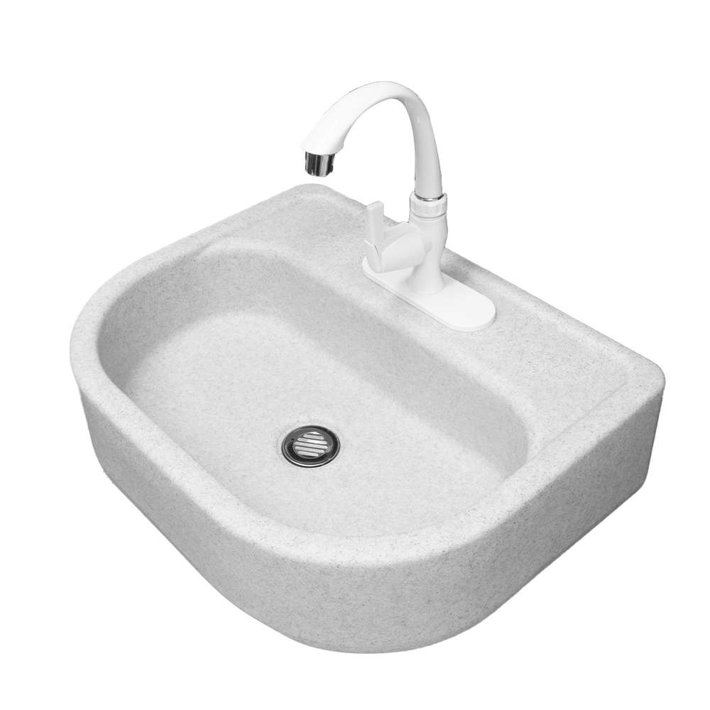 LAVABO DE POLIETILENO C/LLAVE  2052 C/ACC FLEXIMATIC 