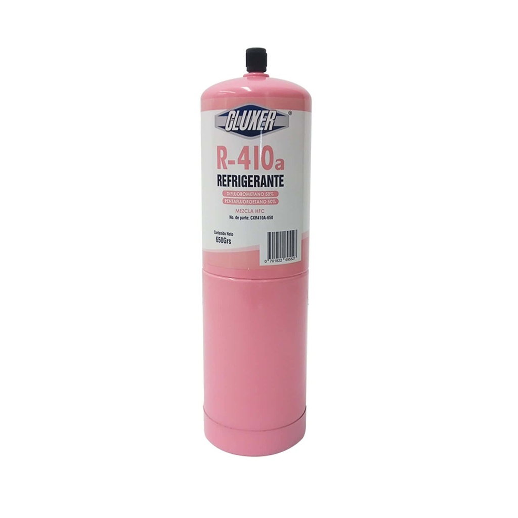 GAS REFRIGERANTE R-410A 650GR CXR410A-650 CLUXER  