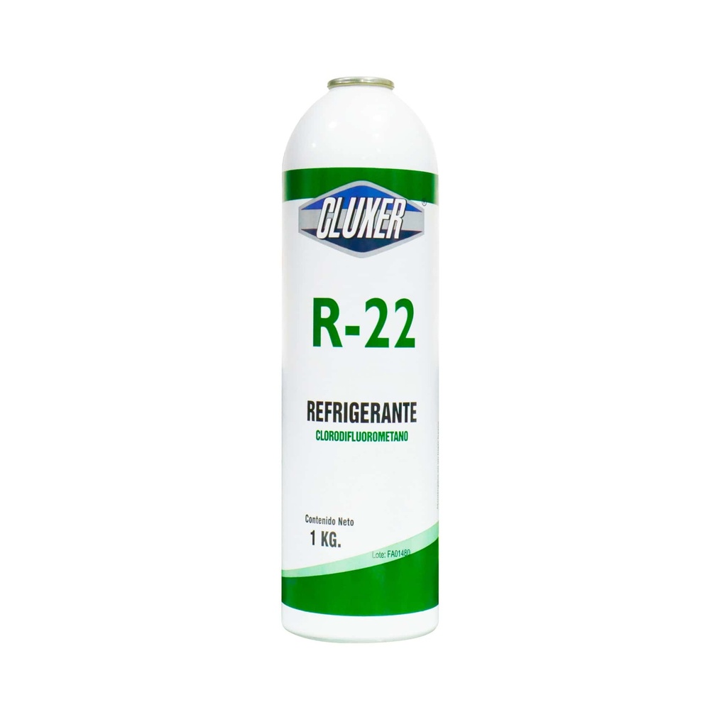 GAS REFRIGERANTE R-22 1KG CXR22-1 CLUXER   