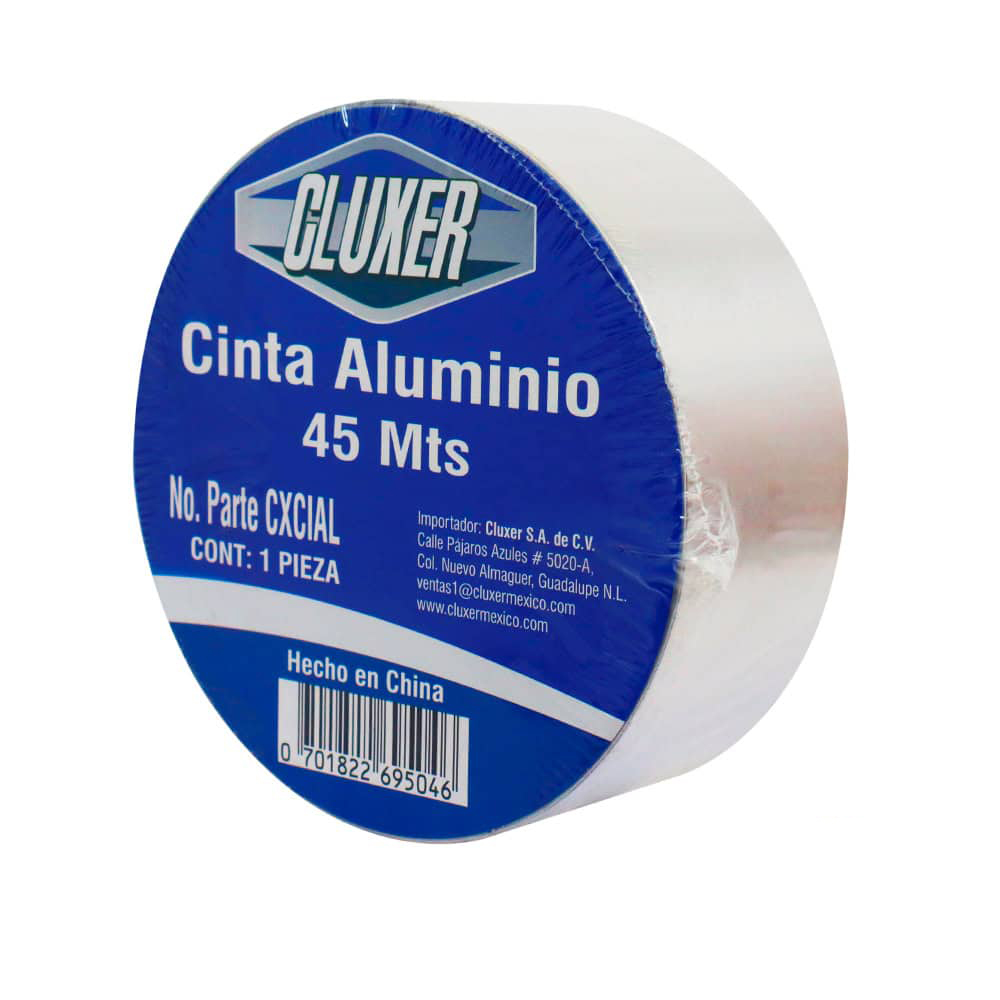 CINTA DE ALUMINIO 2"X45MTS CXCIAL CLUXER