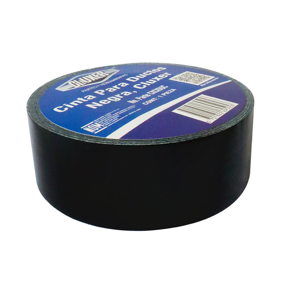 CINTA P/DUCTO NEGRA 2"X55MTS CXCIDUC CLUXER