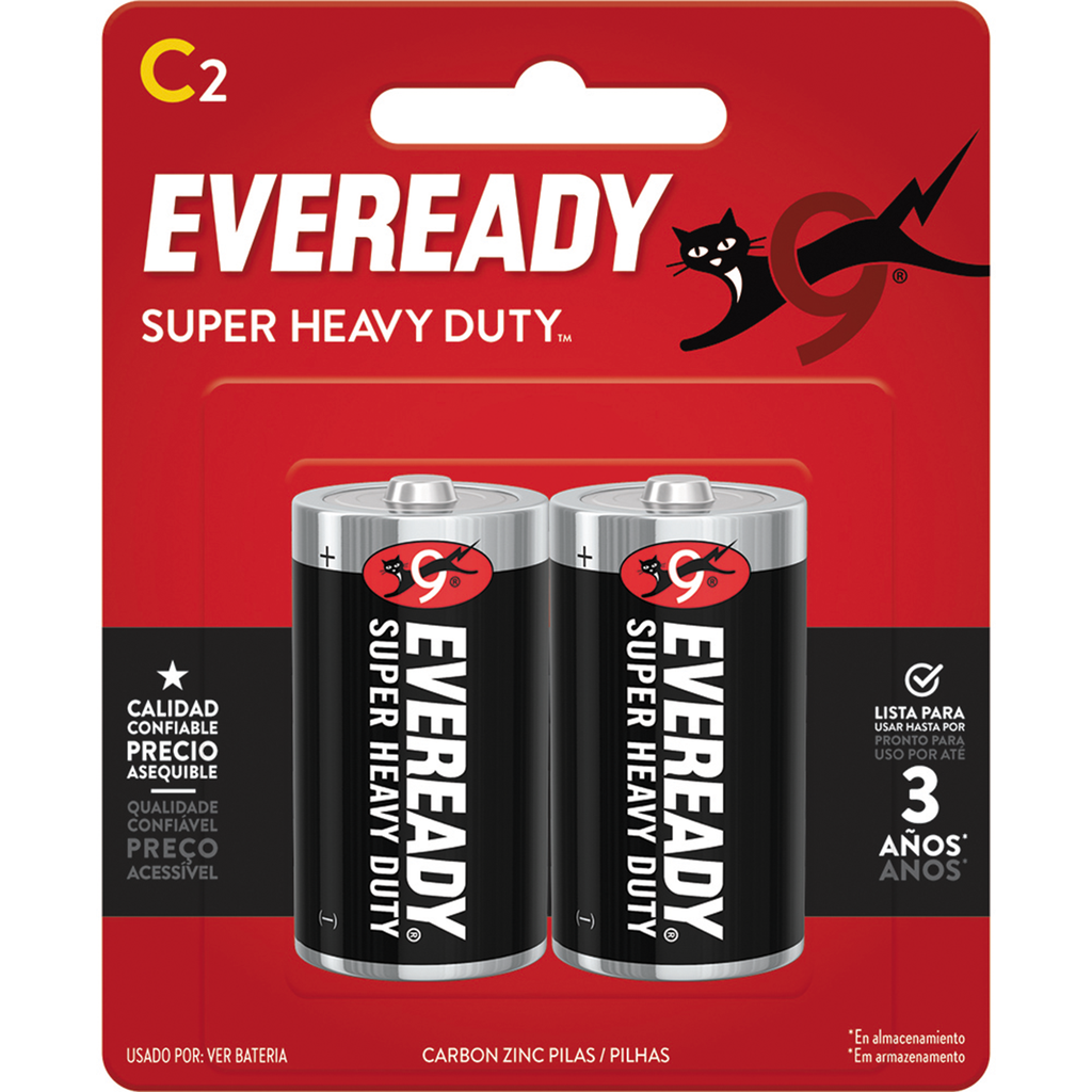 PILA EVEREADY "C" BLISTER C/2 PZAS 1235ST