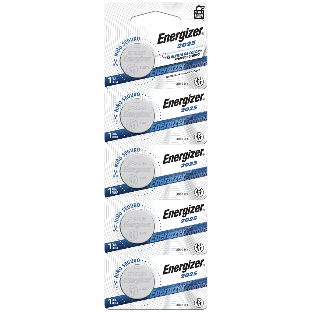 PILA ENERGIZER 2025 LITIO 3V TIRA C/5 PIEZAS 2025BP5