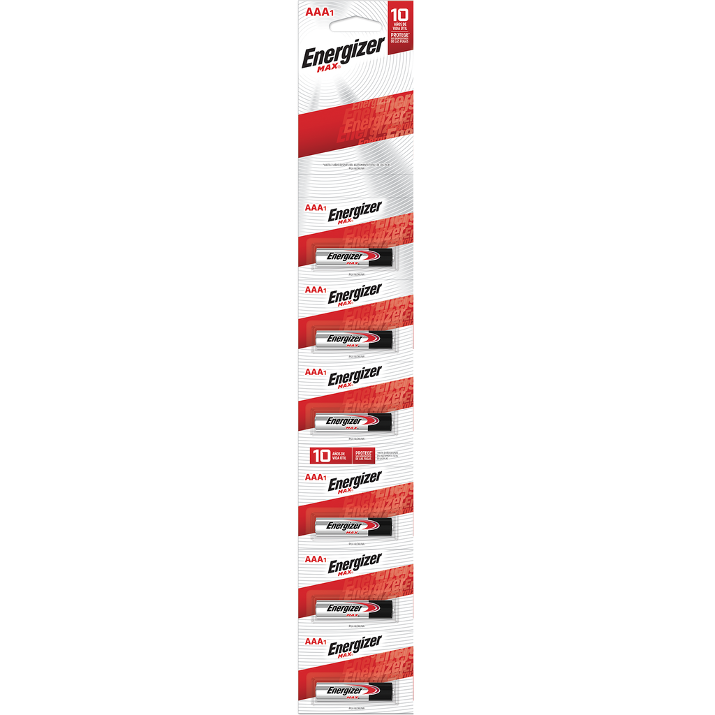 PILA ENERGIZER "AAA" TIRA C/6 PZAS E92BP1X6 