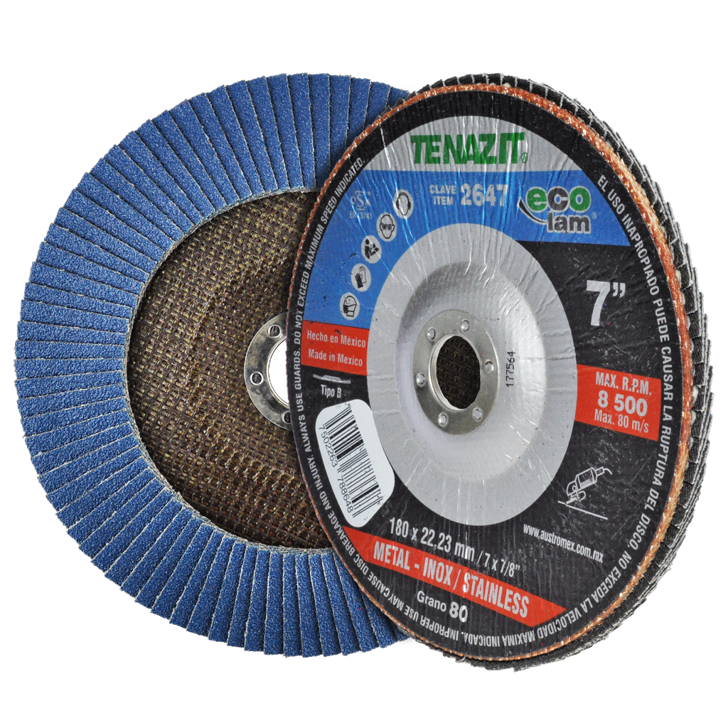 DISCO LAMINADO 7" G-60 2646 TANAZIT AUSTROMEX      