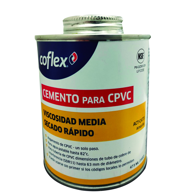 PEGAMENTO P/CPVC 473ML ACT-C473 AMARILLO COFLEX