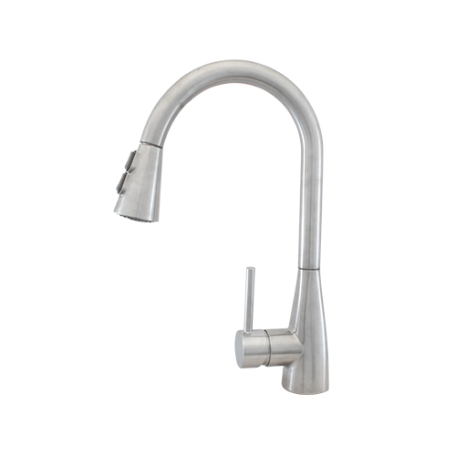 LLAVE P/FREG. MONOMANDO GF-M402 A.INOX COFLEX