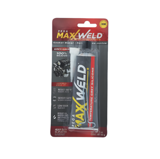 SILICON AUTOMOTRIZ GRIS 85GR 2430 PEGAMAXXWELD