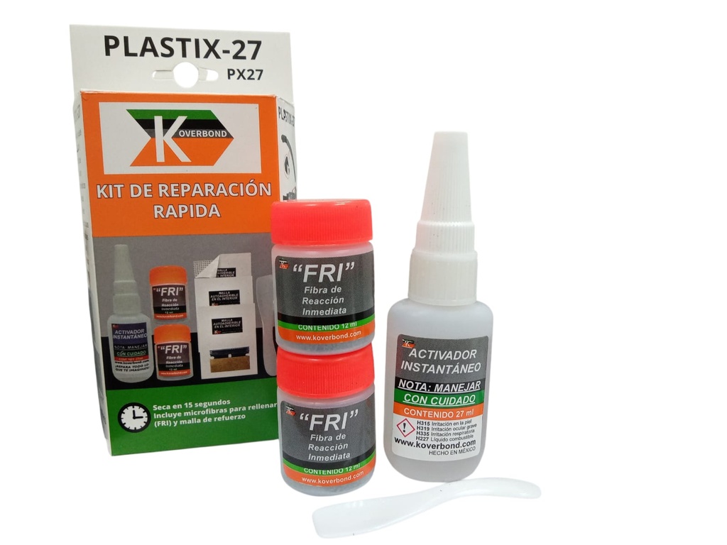 KIT DE REPARACION RAPIDA PLASTIX-27 KOVERBOND