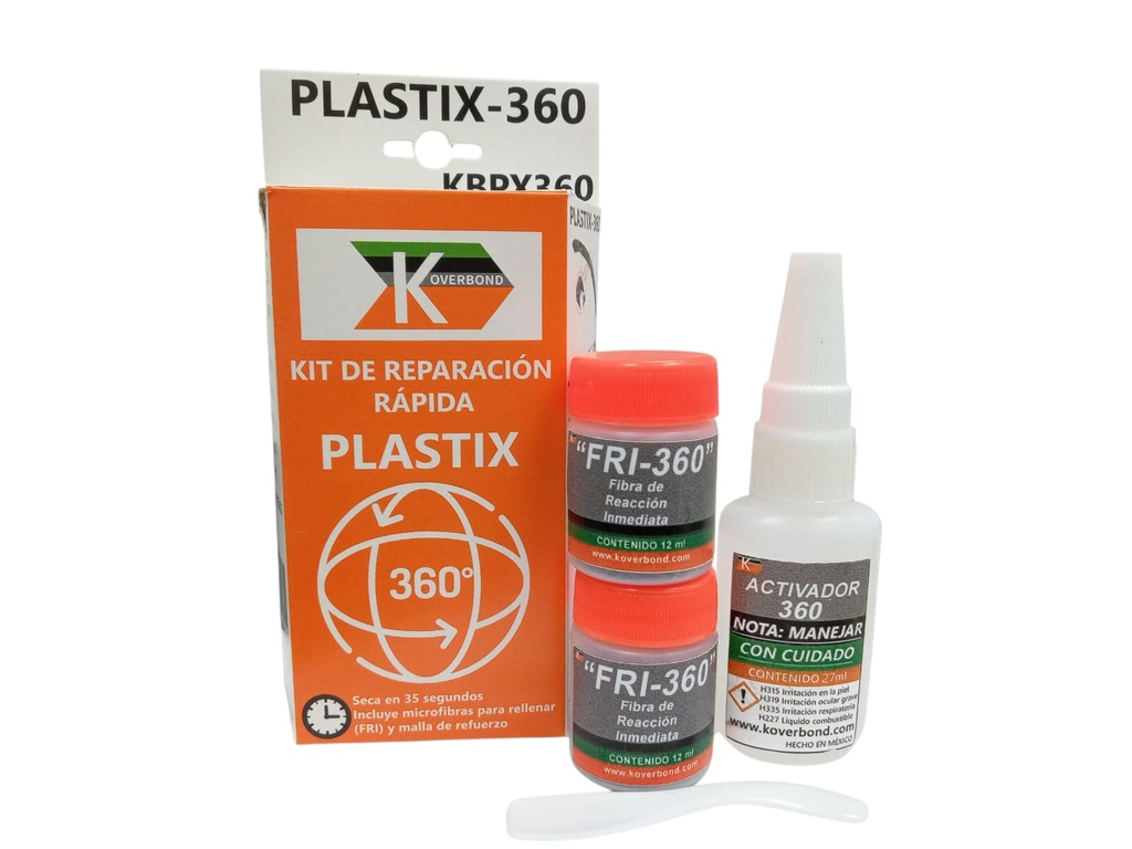 KIT DE REPARACION RAPIDA PLASTIX-360 KOVERBOND  
