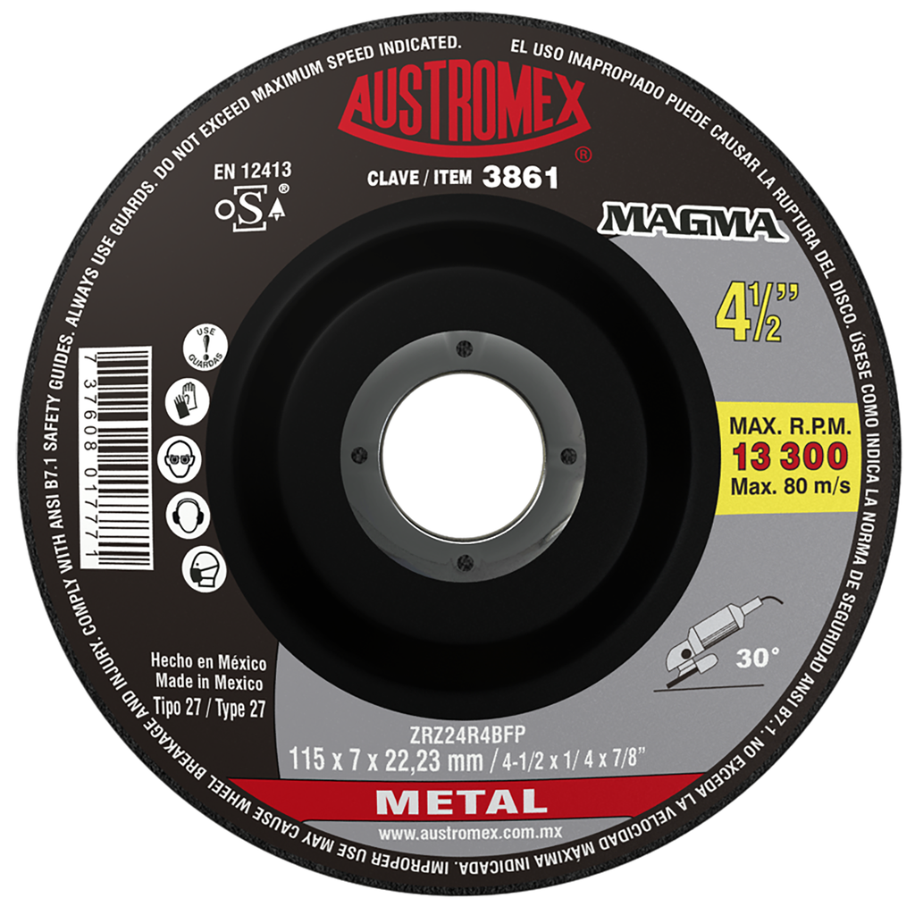 DISCO DE DESBASTE 3861 AUSTROMEX