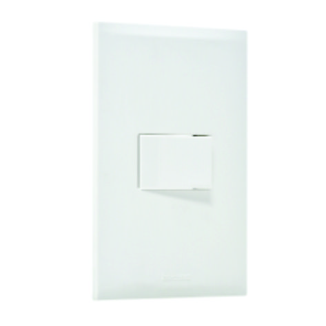 PLACA BLANCA C/1 INTERRUP.SENCILLO FZ2100B FORZA2