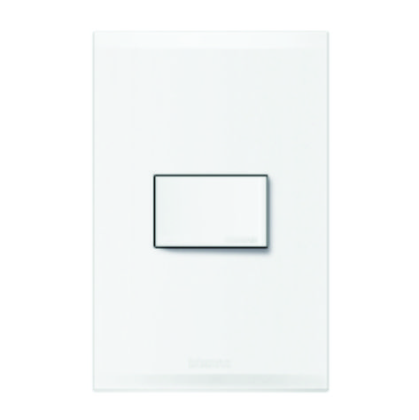 PLACA BLANCA C/1 INTERRUP. 3 VÍAS FZ2101B FORZA2