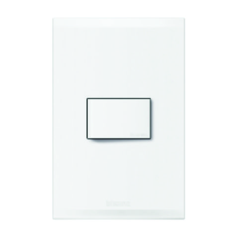 PLACA BLANCA C/ PULSADOR / TIMBRE FZ2102B FORZA2