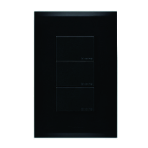 PLACA NEGRO C/3 INTERRUP. SENCILLO FZ2300N FORZA2