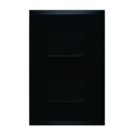 PLACA NEGRO C/2 INTERRUP.3 VÍAS FZ2201N FORZA2