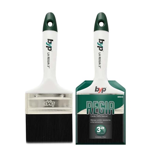 [58913] BROCHA LA REGIA CERDA NATURAL 3" BYP               