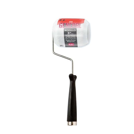 [59280] RODILLO CORTO 3" FELPA 3/4" REC13 BYP