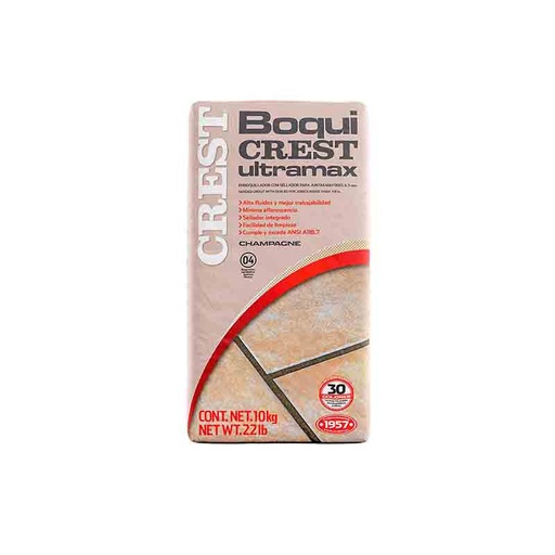 [62014] BOQUICREST ULTRAMAX CHAMPAGNE 10KGS. CREST         