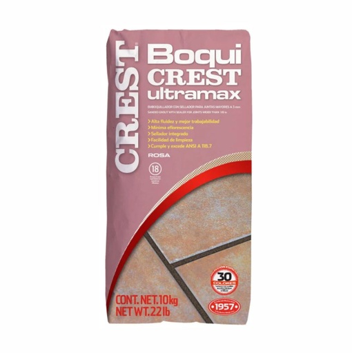 [62272] BOQUICREST ULTRAMAX ROSA CJA. 10KG CREST