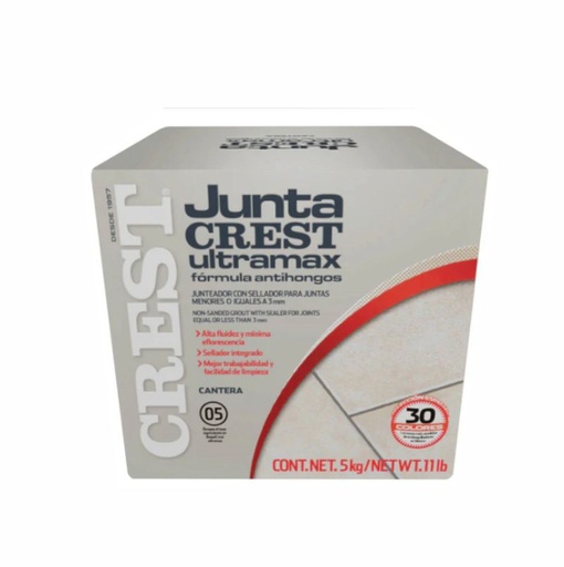 [62264] JUNTACREST ULTRAMAX CANTERA CJA. 5KG CREST