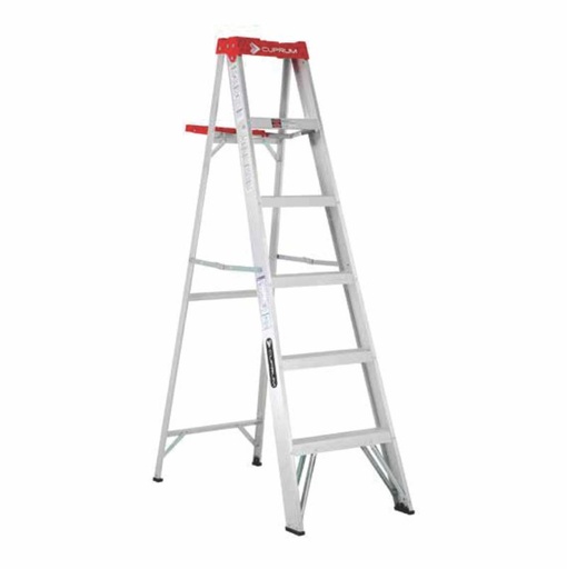 [73025] ESCALERA D/ALUM.TIJERA C-2312-03N ROJA CUPRUM      