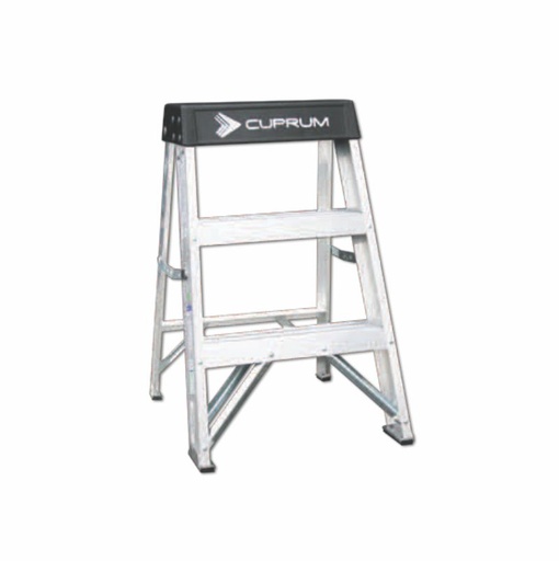 [73010] ESCALERA TABURETE CON CUBIERTA C2012-02N NEGRA CUPRUM
