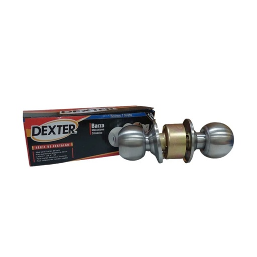 [77197] CERRADURA CILINDRO S/LLAVE 6606 ACE.INOX DEXTER    