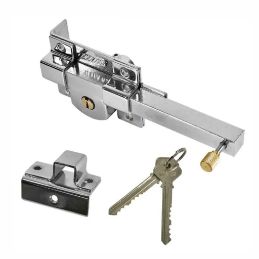 [77216] CERRADURA D/BARRA LIBRE IZQUIERDA CROMO 5837 DEXTE 