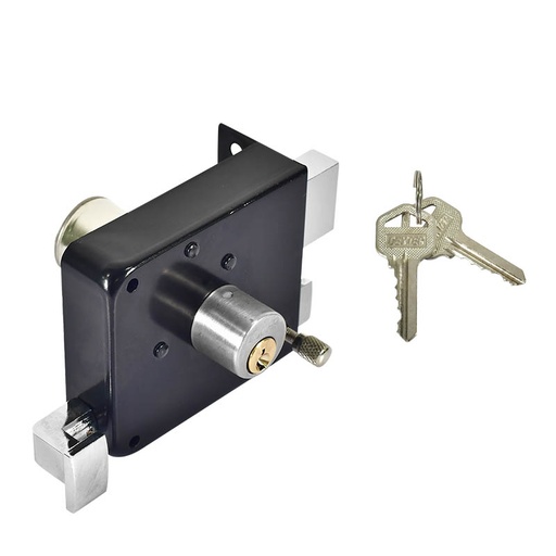 [77211] CERRADURA SOBREPONER DERECHA NEGRA 6972 DEXTER