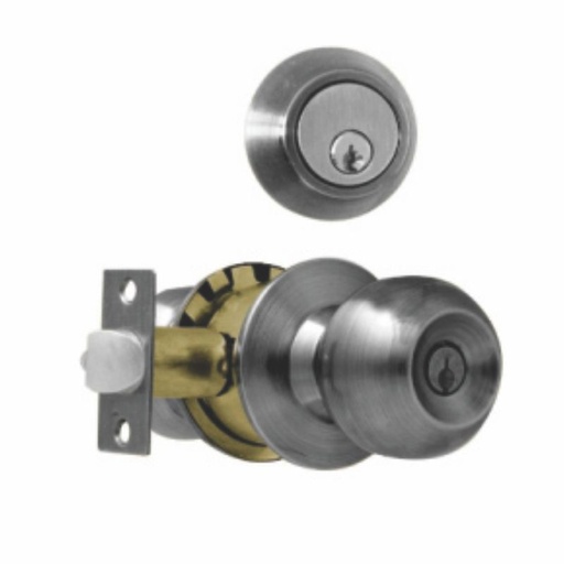 [79044] CERRADURA Y CERROJO TUBULAR LL/LL ACERO INOXIDABLE 6832 DEXTER