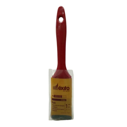 [03246] BROCHA RUBI ROJA Y BLANCO 1-1/2" EXITO