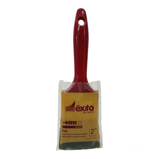[03295] BROCHA RUBI ROJA Y BLANCO 2" EXITO                 
