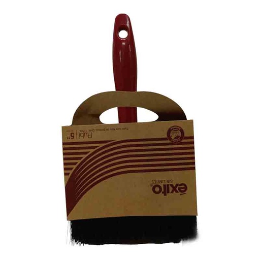 [03265] BROCHA RUBI ROJA Y BLANCO 5" EXITO                 