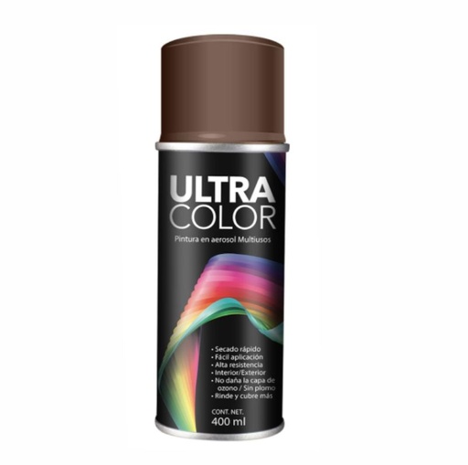 [03910] PINTURA EN AEROSOL COLOR CAFE ULTRA                
